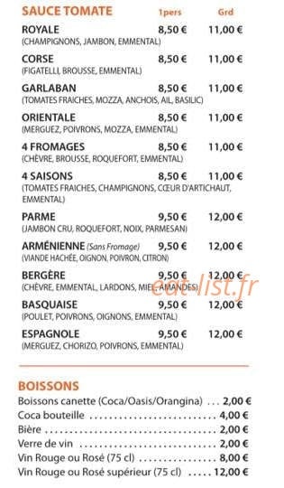 Pizz & Grill — carte page 3
