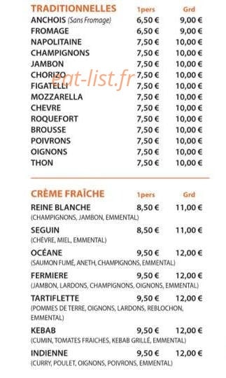 Pizz & Grill — carte page 2