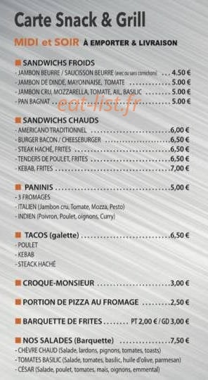 Pizz & Grill — carte page 4