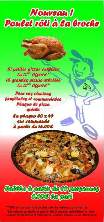 Pizzaléo — carte page 5