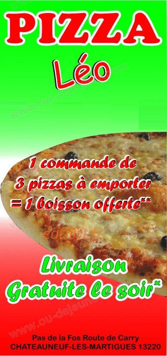 Pizzaléo — carte page 1