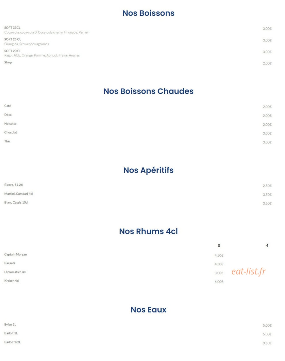 La Lagune — carte page 4