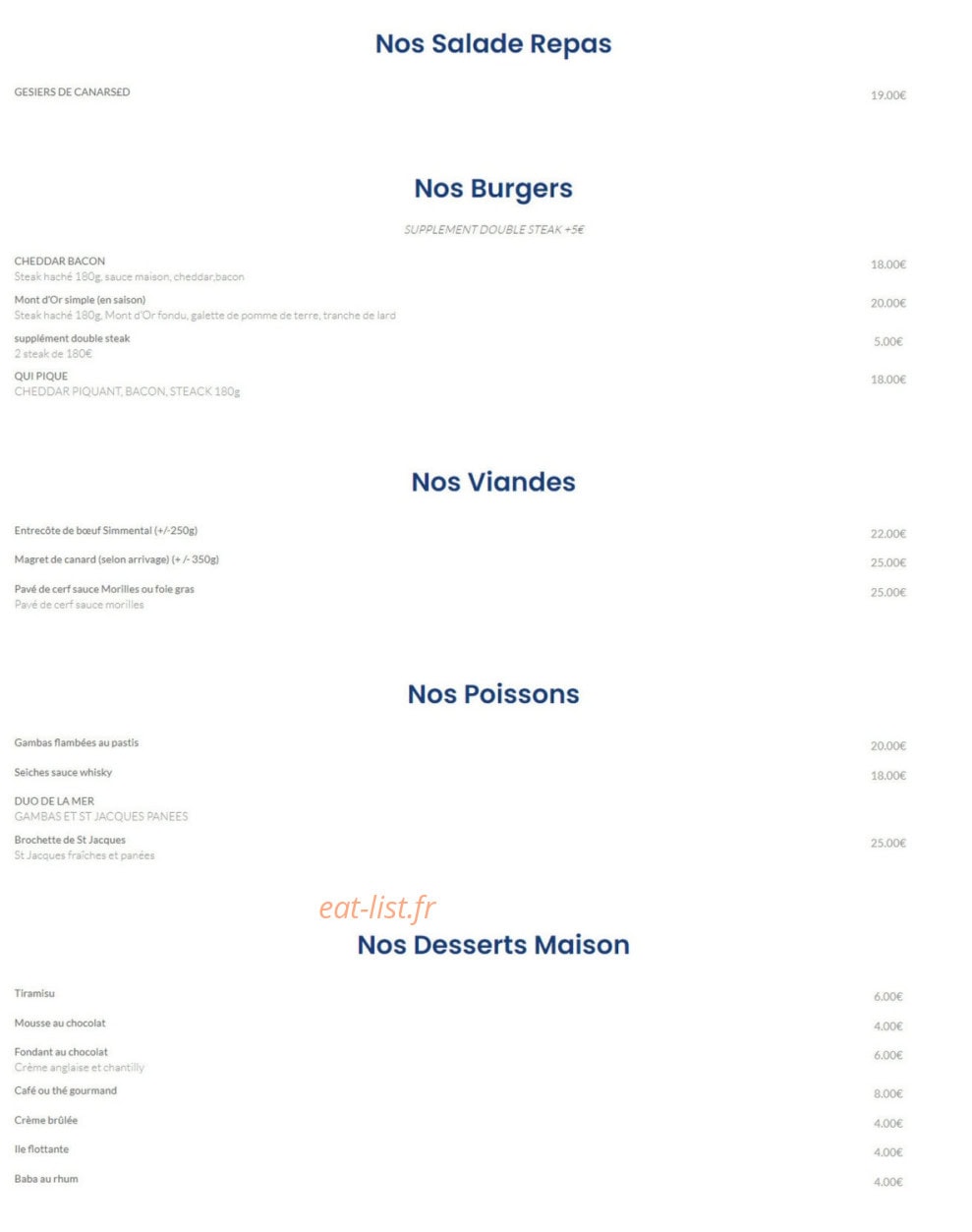 La Lagune — carte page 1