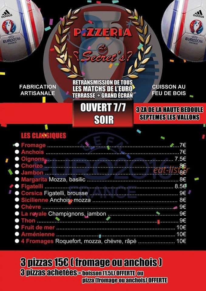 Le Secrets — carte page 1