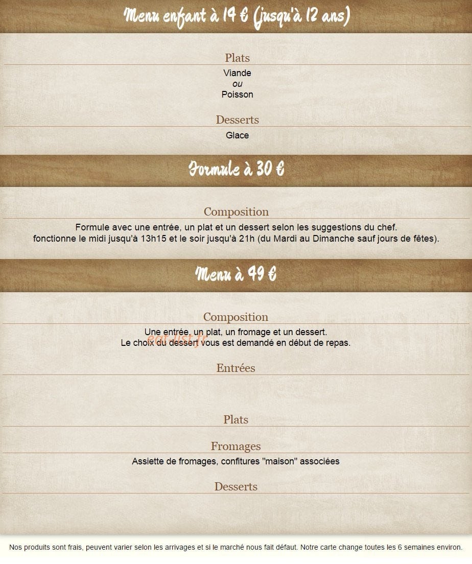 Le rabelais — carte page 1