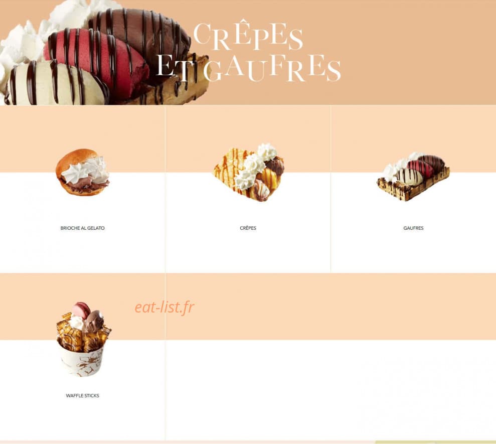 Amorino — carte page 6