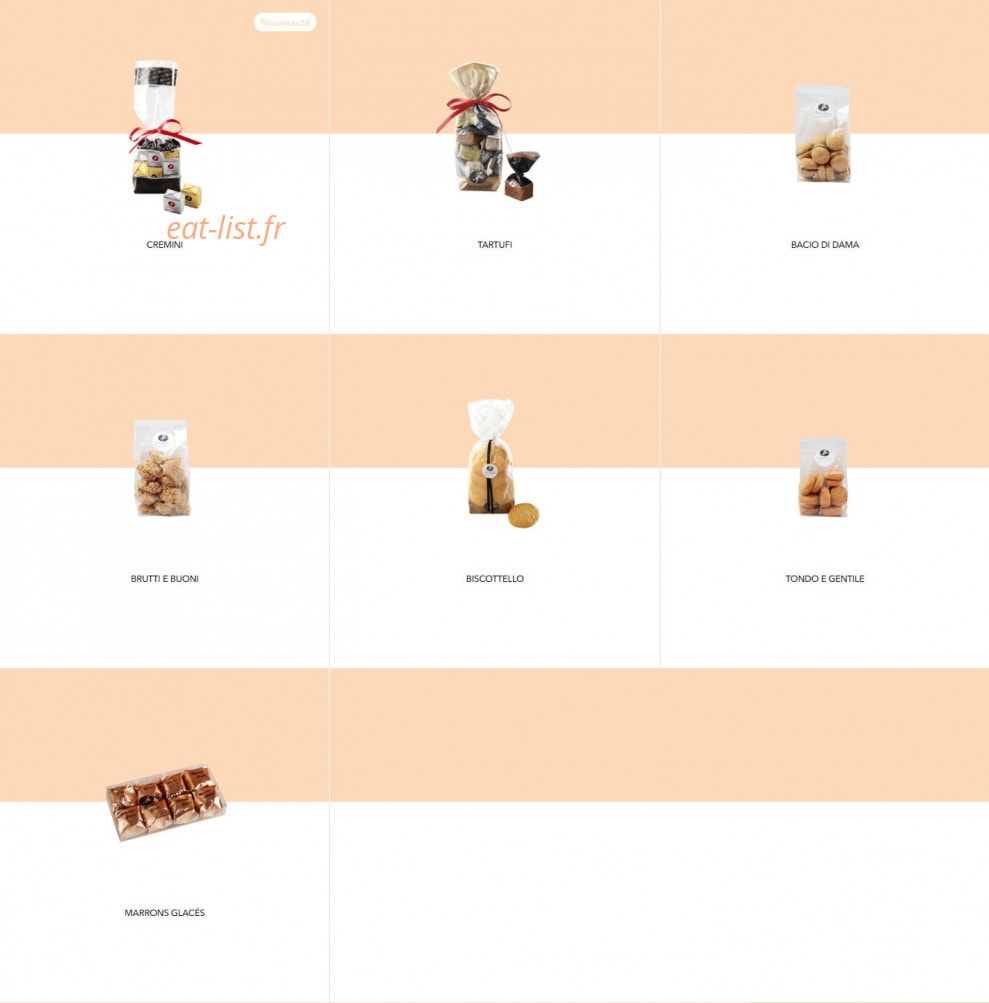 Amorino — carte page 12