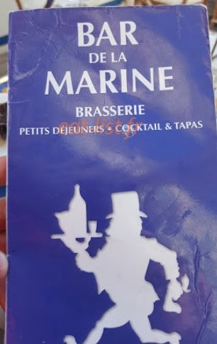 Bar de La marine — carte page 1