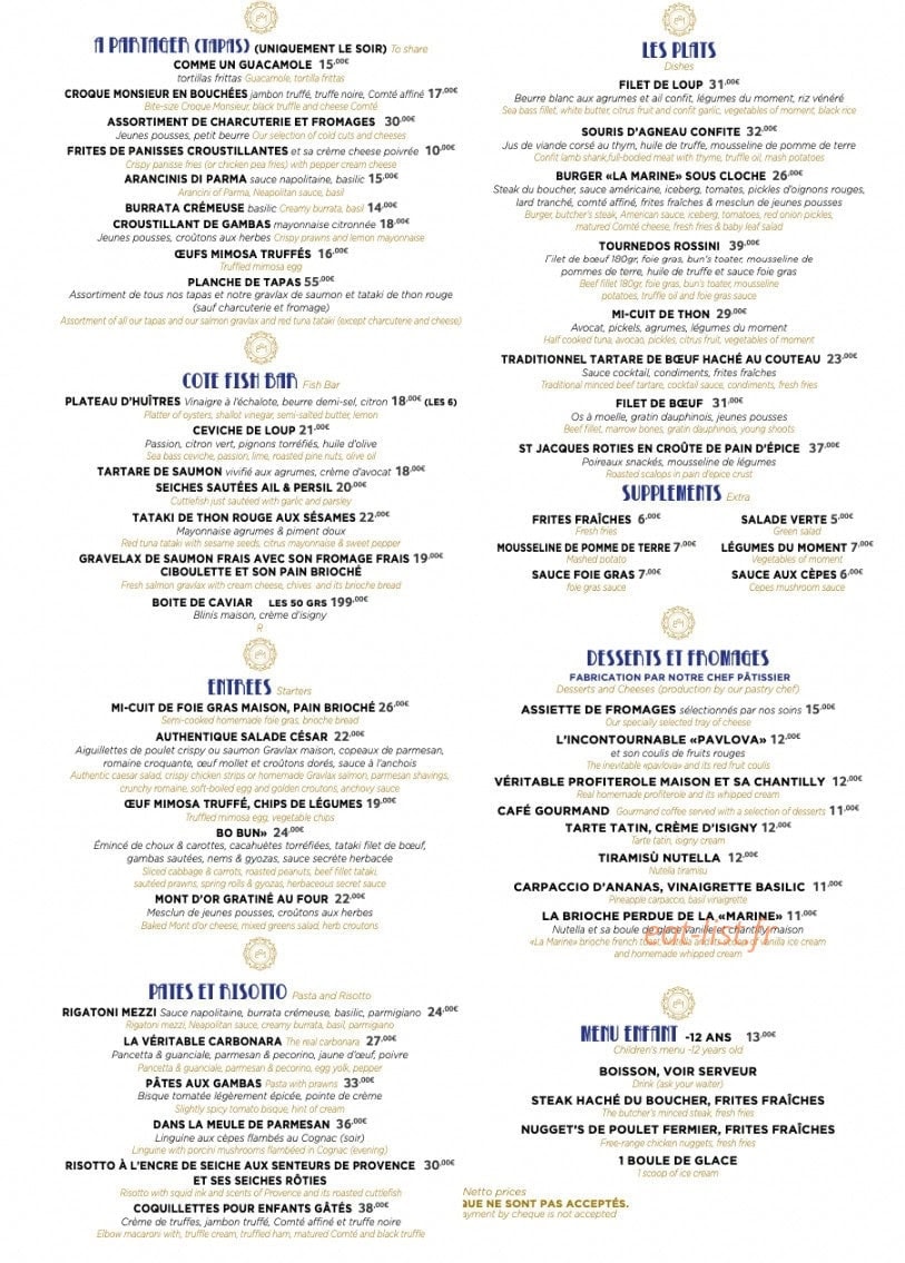 Bar de La marine — carte page 2