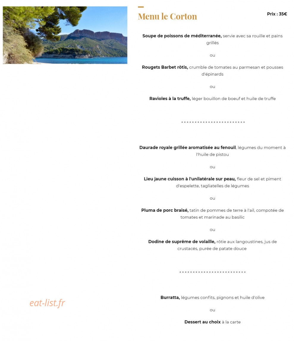 Chez Gilbert — carte page 2