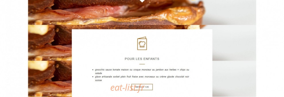 L'atelier Gastronomique — carte page 3