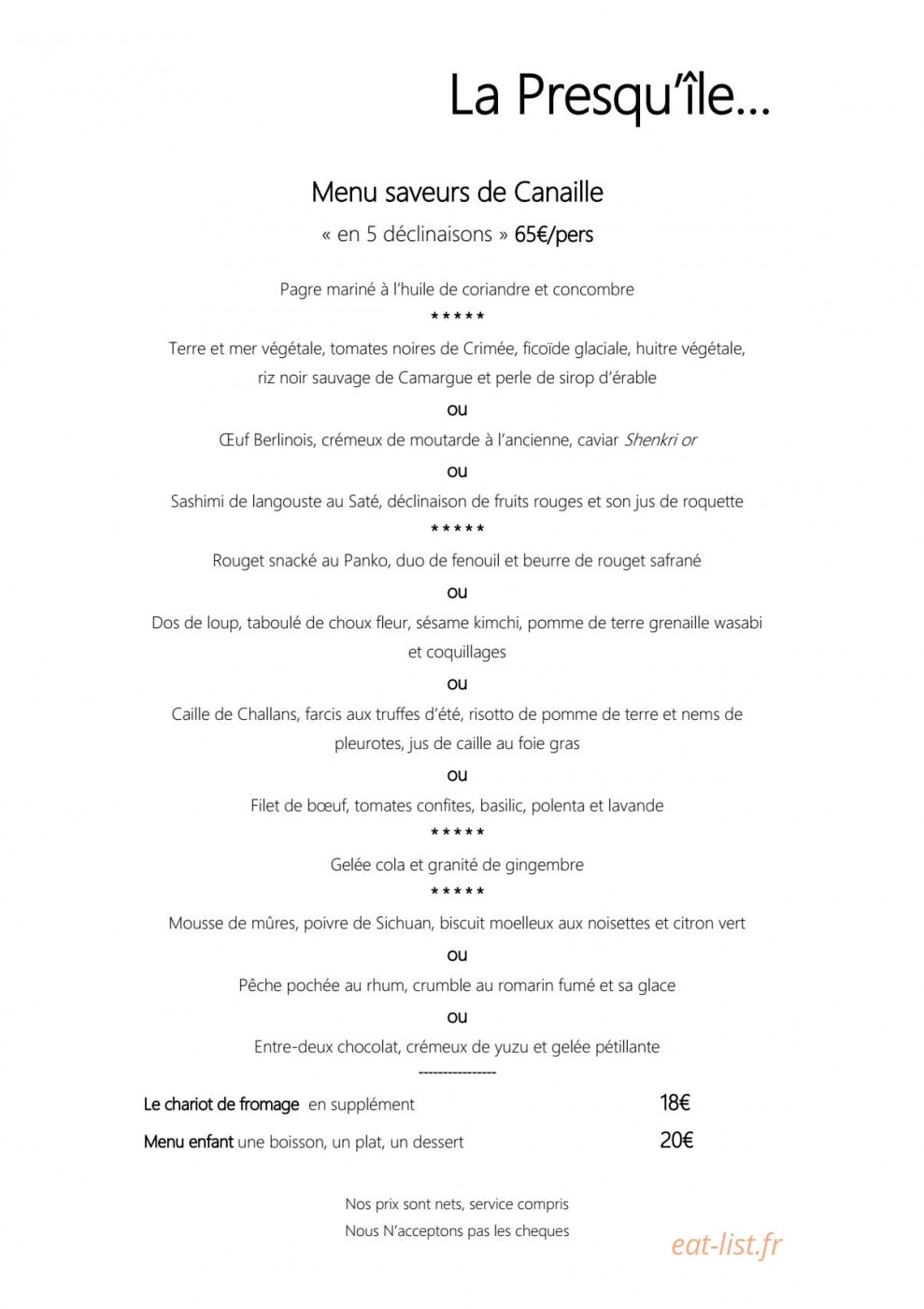 La Presqu'île — carte page 2