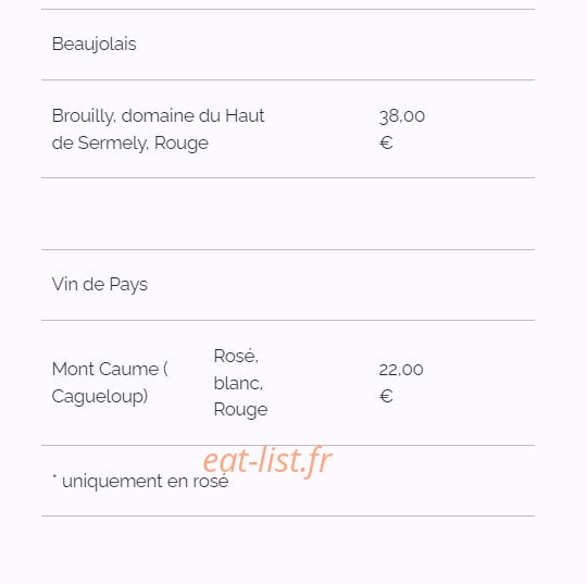 Le Grand Large — carte page 11