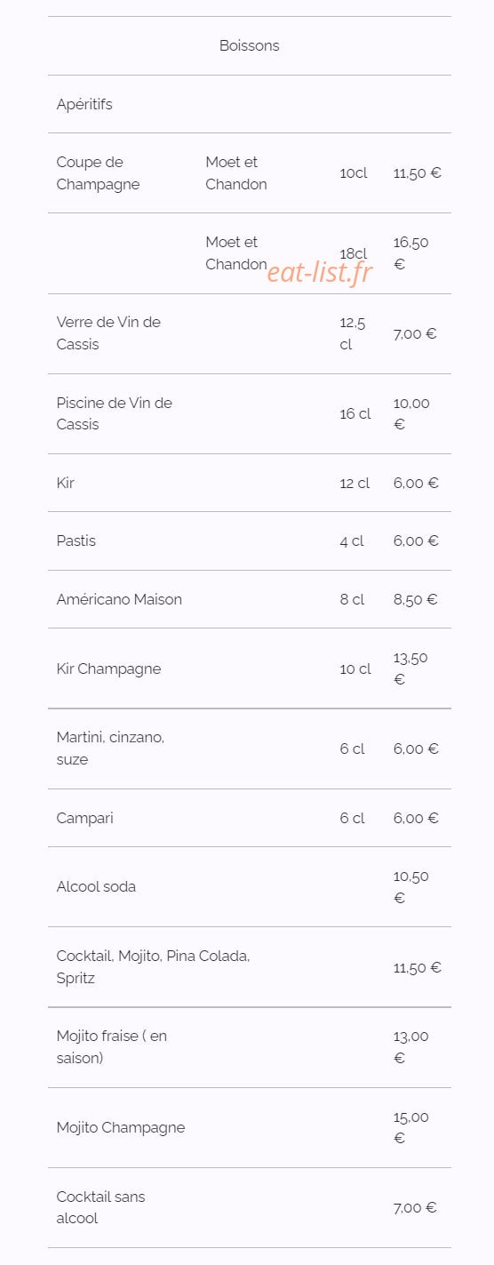 Le Grand Large — carte page 4