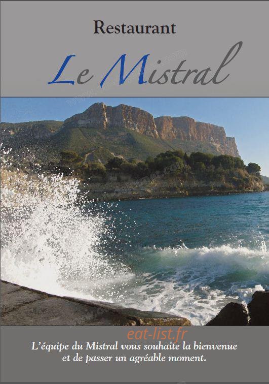 Le Mistral — carte page 1