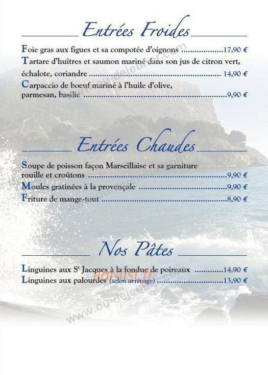 Le Mistral — carte page 2