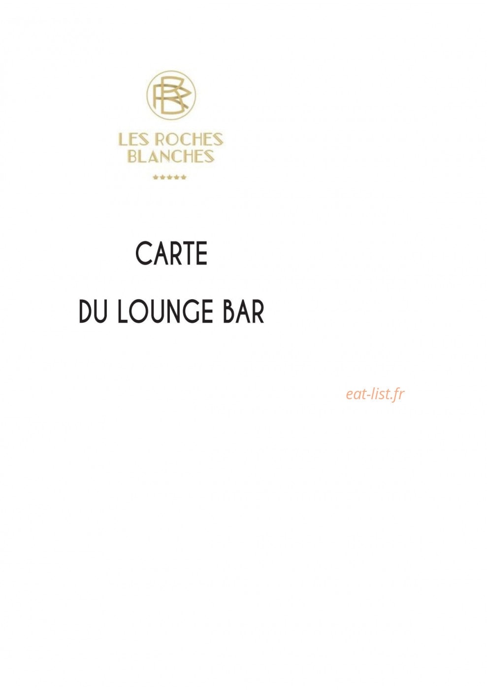 Les Belles Canailles — carte page 3