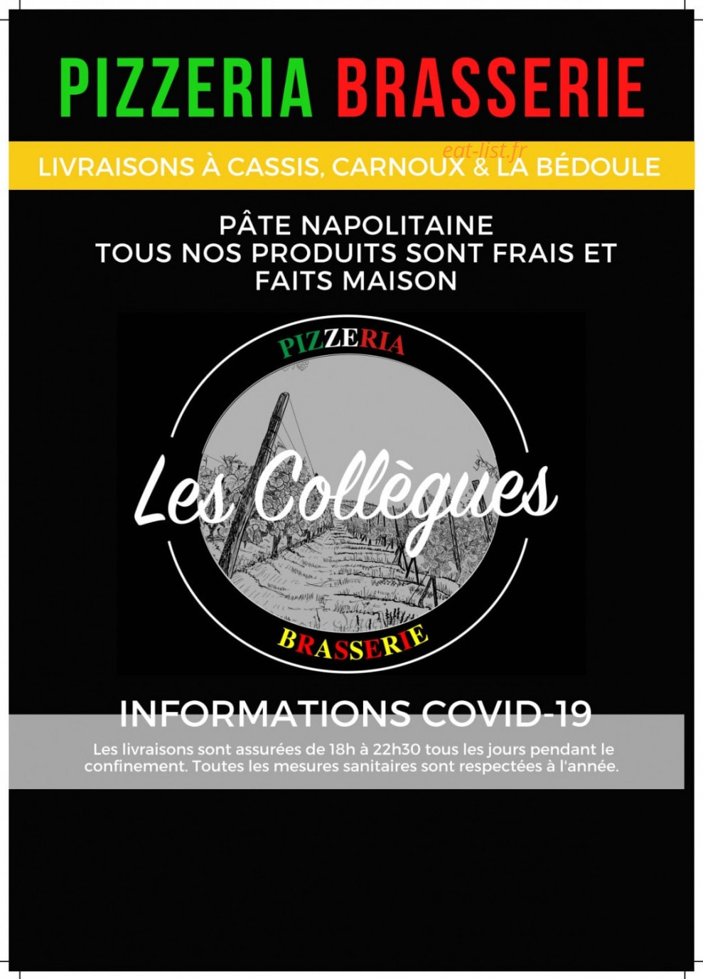 Les Collègues — carte page 1
