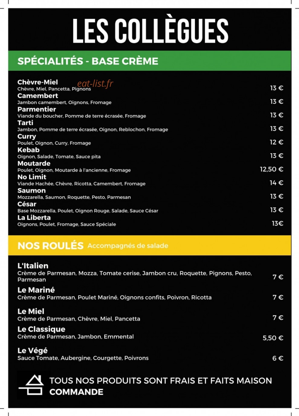 Les Collègues — carte page 3