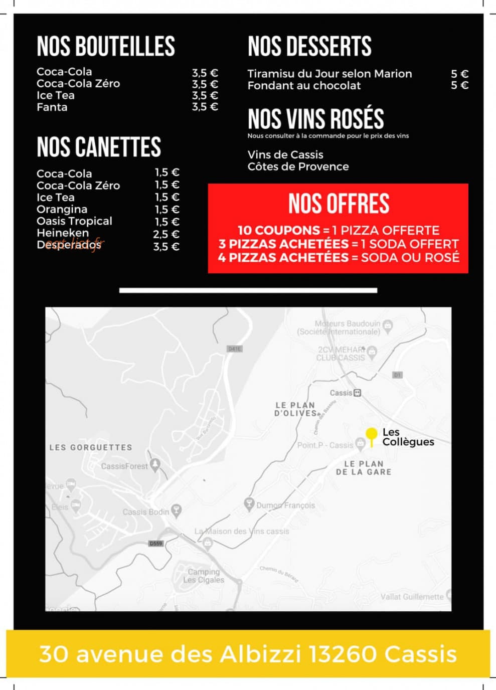 Les Collègues — carte page 4