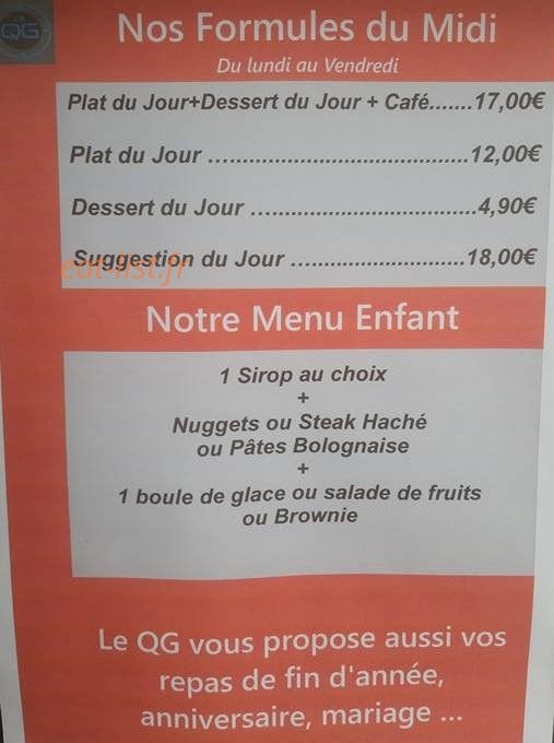 Le Qg — carte page 1