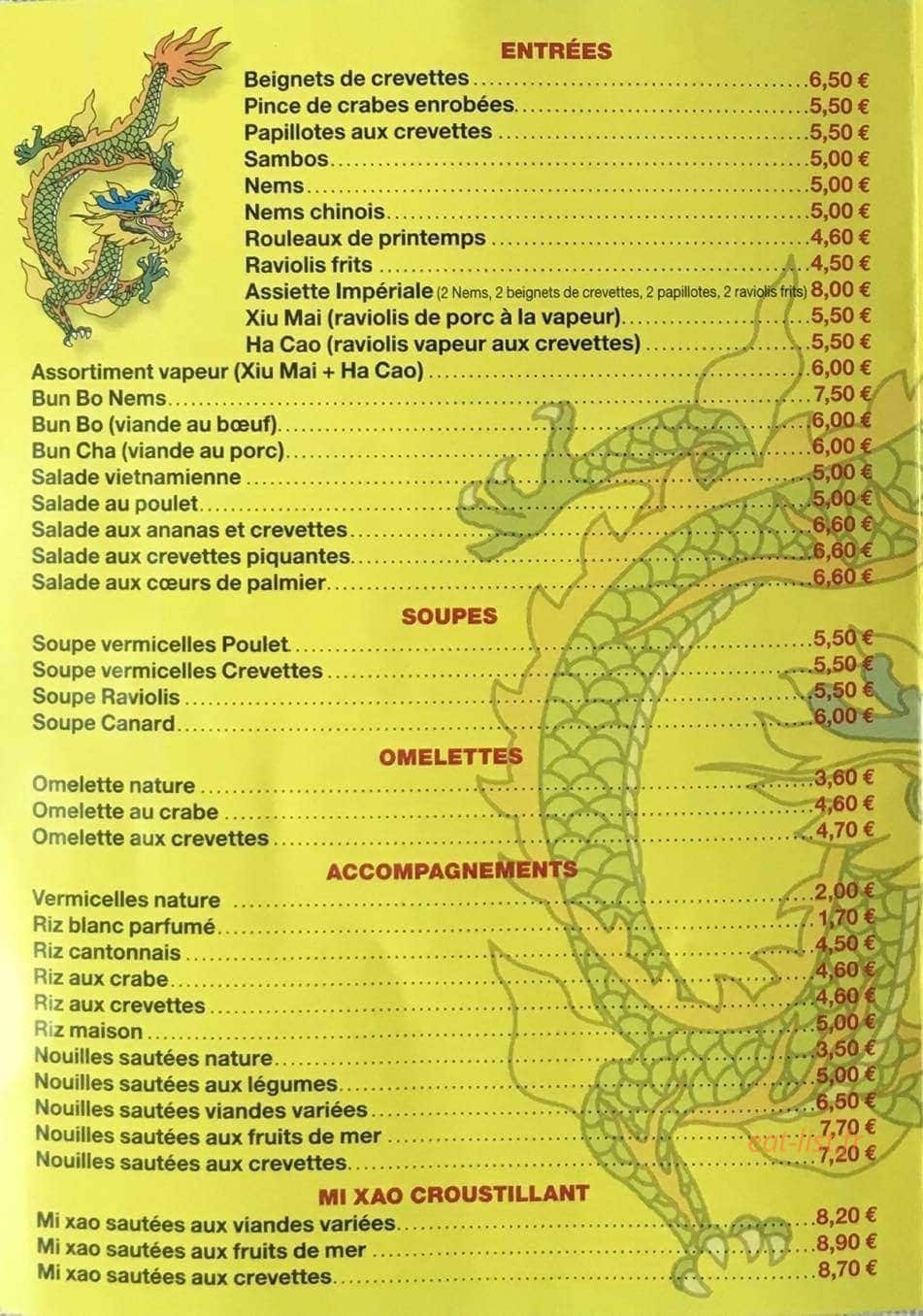 Les 3 Bonheurs — carte page 2