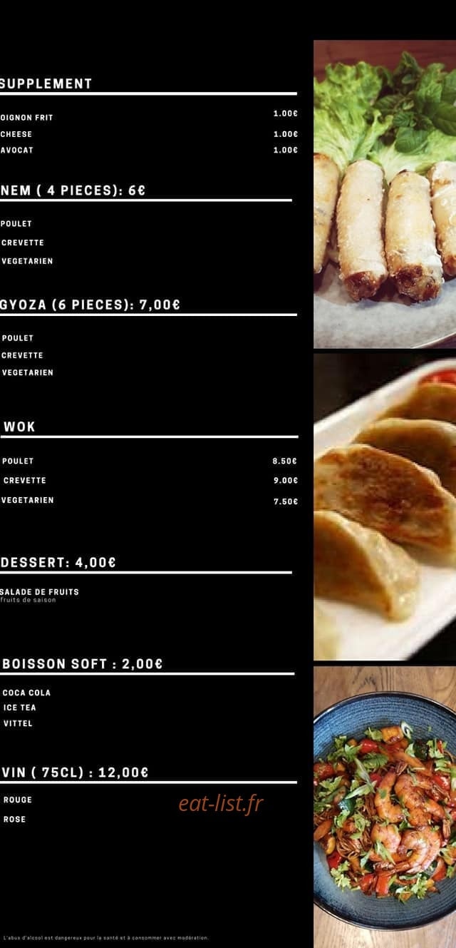 N'Ji Sushi — carte page 3
