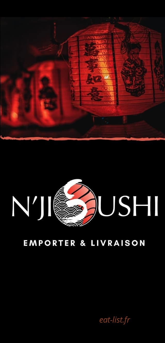 N'Ji Sushi — carte page 1