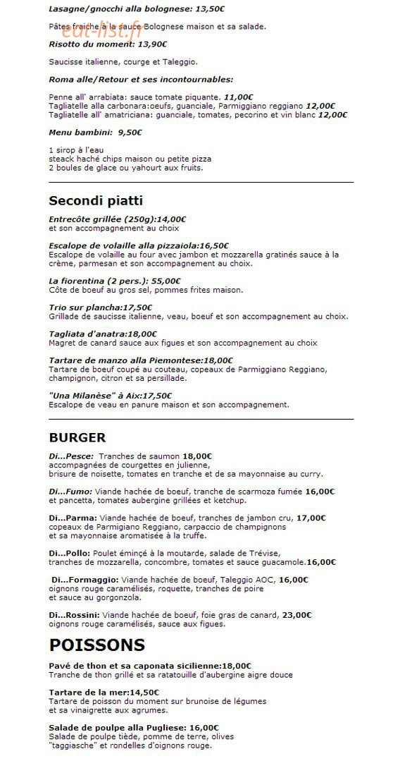 Alto Gusto — carte page 4