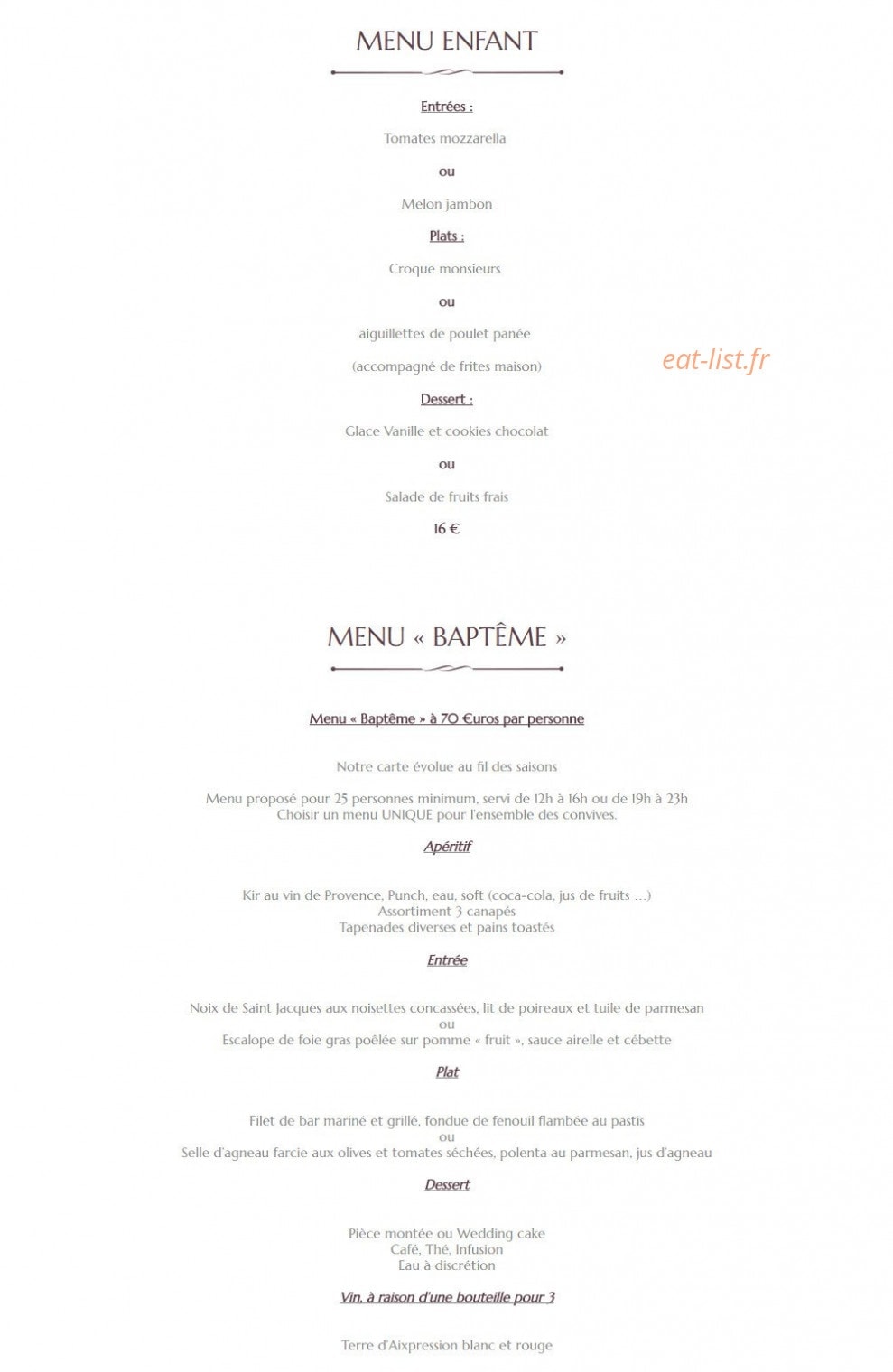 Domaine & cie — carte page 2