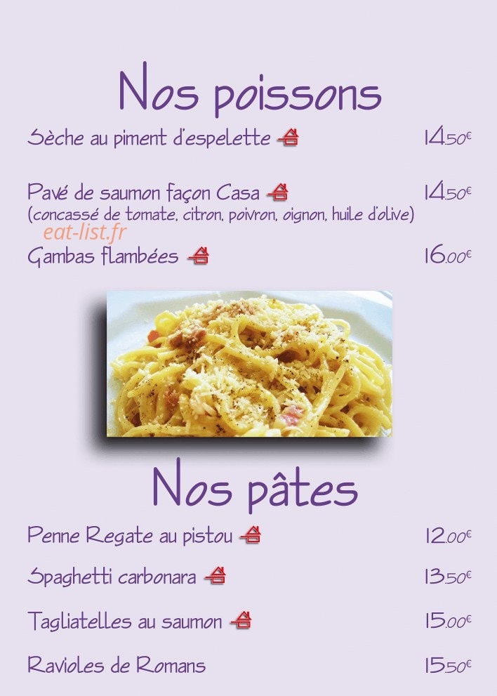 La casa des milles — carte page 5