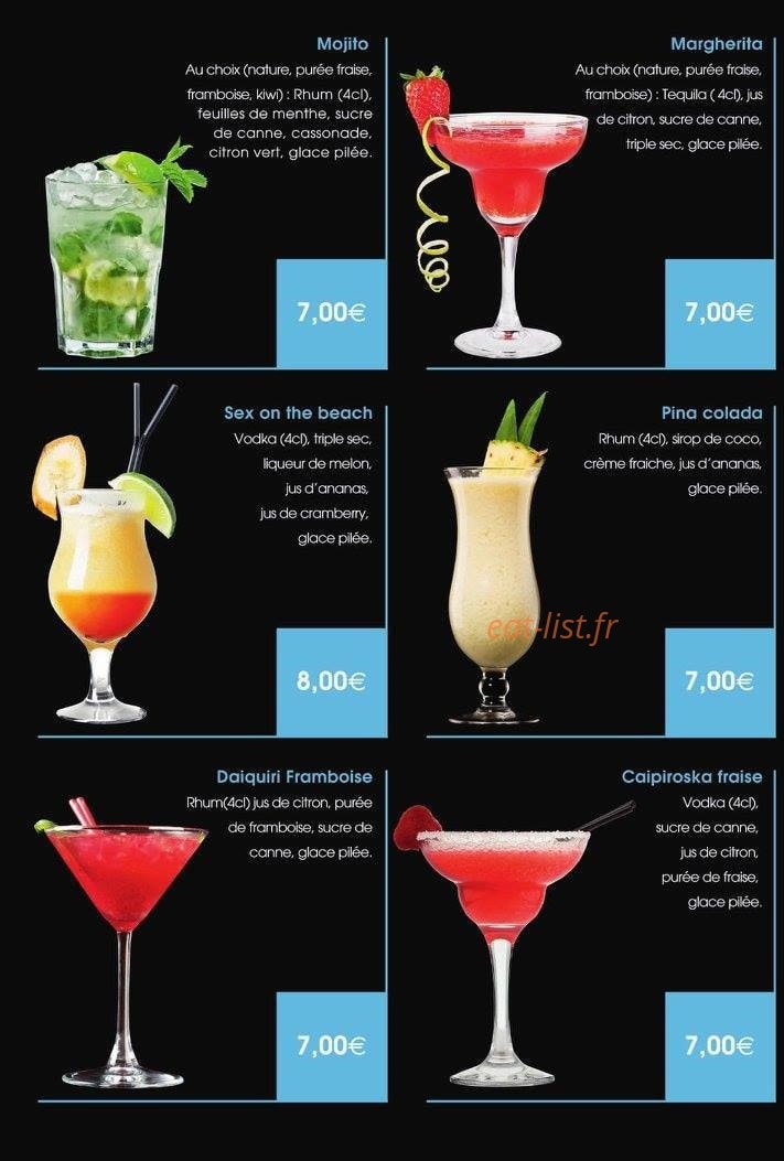 Au Chateau — carte page 2