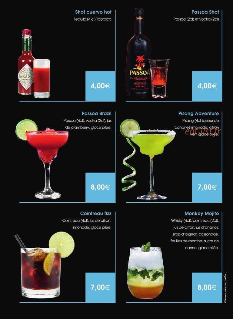 Au Chateau — carte page 4