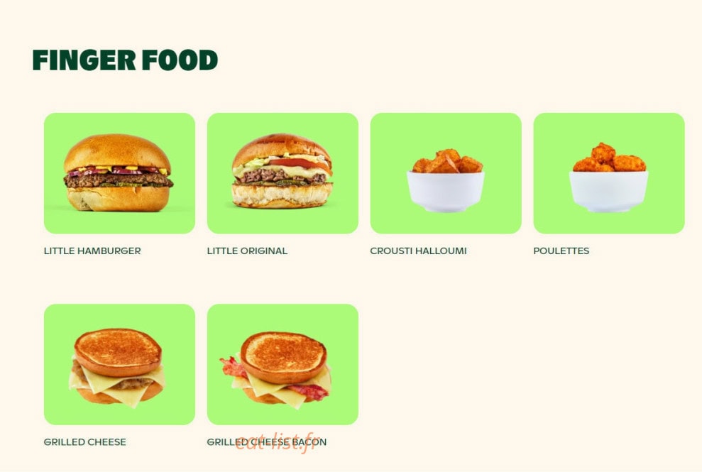 Bioburger — carte page 7
