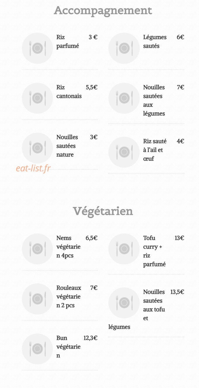 Chez Cam — carte page 5