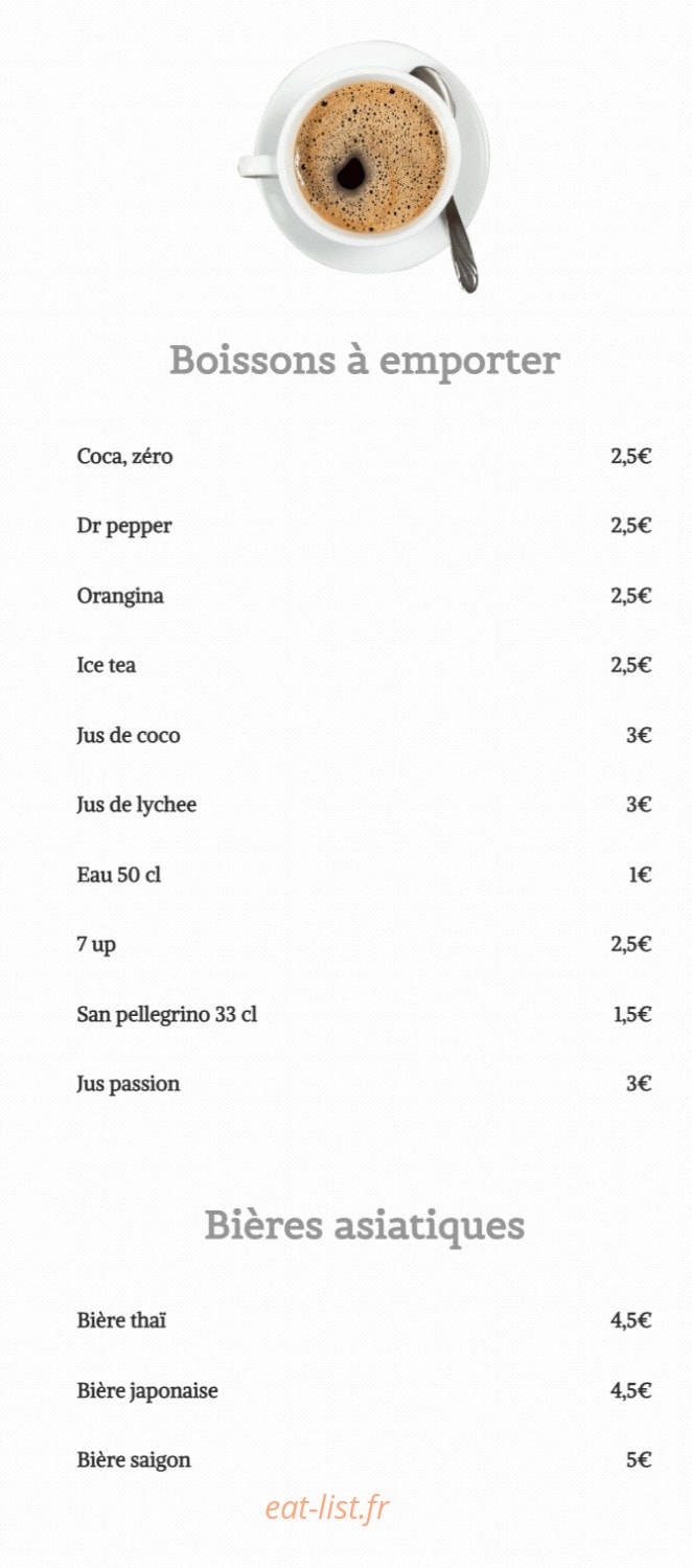 Chez Cam — carte page 6