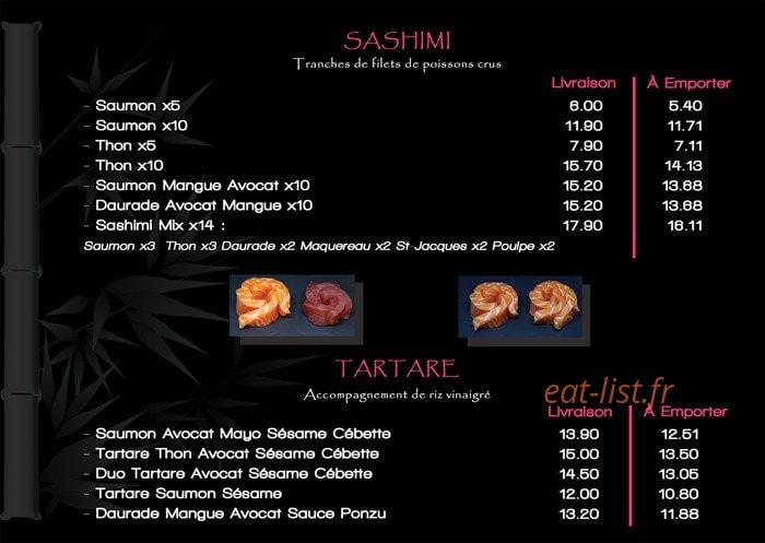 Hai Sushi — carte page 10