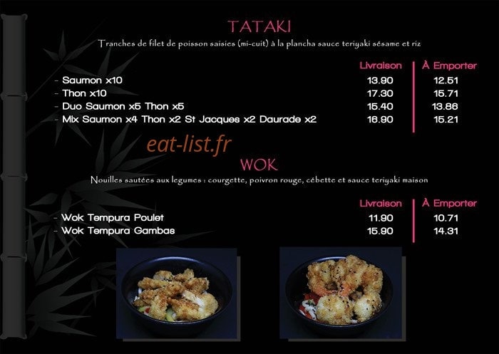 Hai Sushi — carte page 14