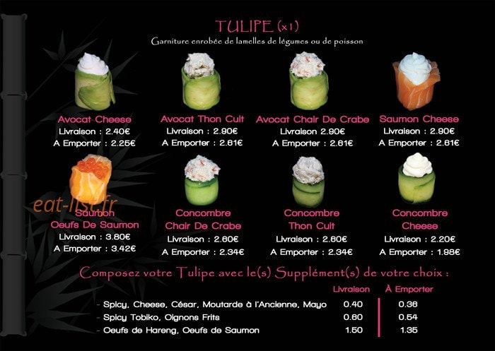 Hai Sushi — carte page 11