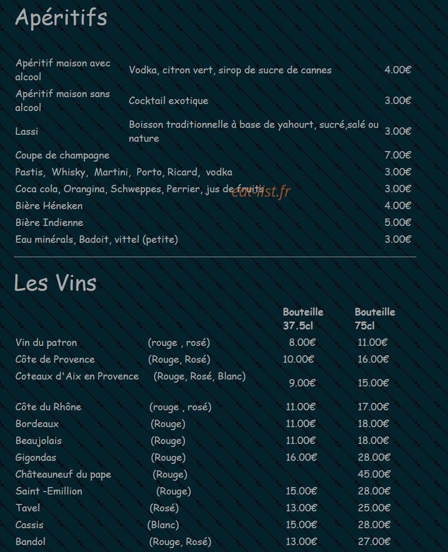Kohi Noor — carte page 10