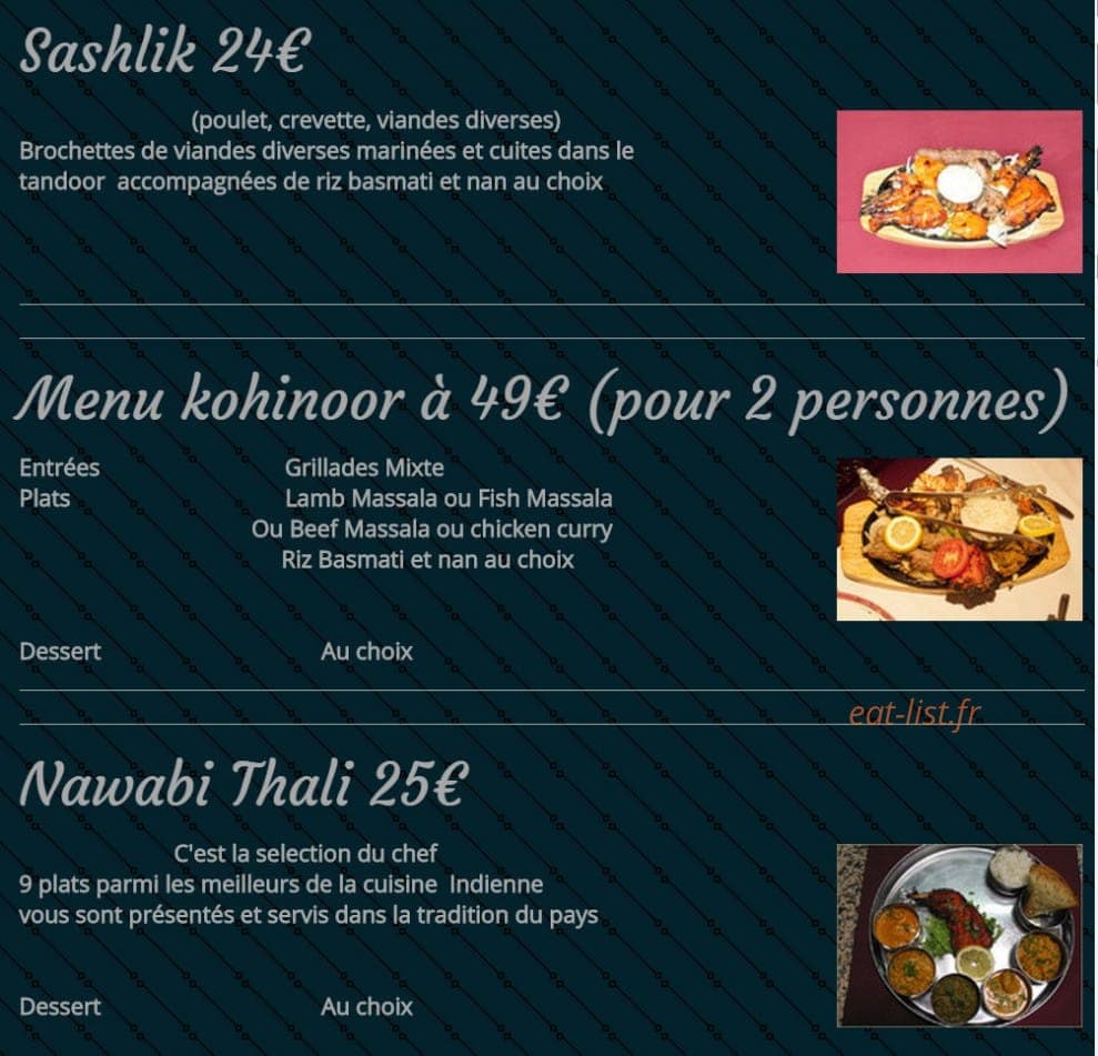 Kohi Noor — carte page 14