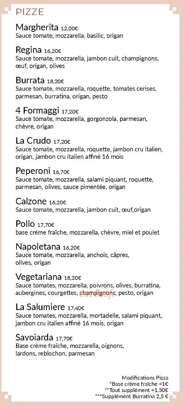 La Bella Donna — carte page 4