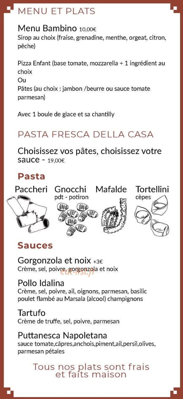 La Bella Donna — carte page 3