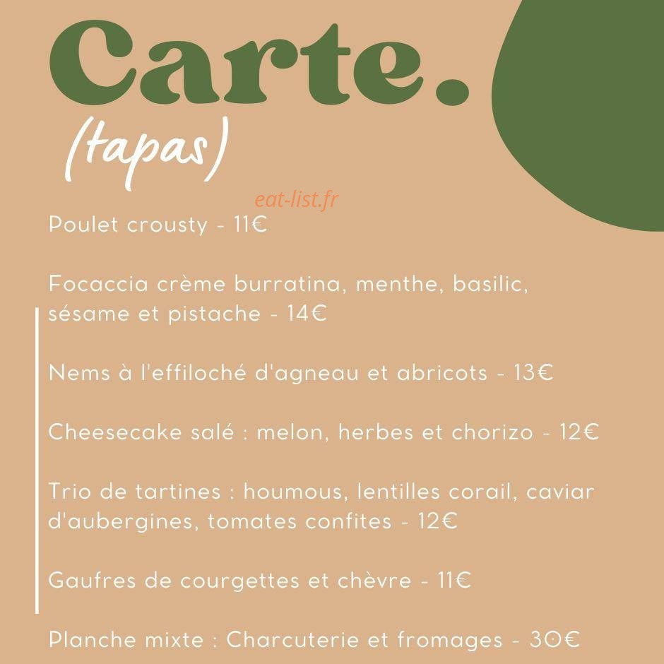 La Bergerie — carte page 1