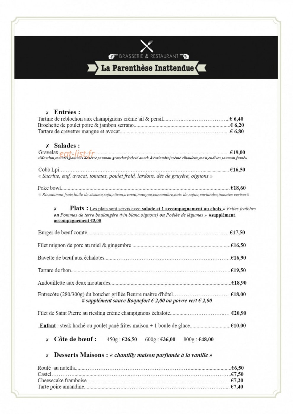 La parenthèse inattendue — carte page 1