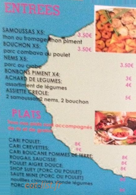La Petite Case Salonaise — carte page 2