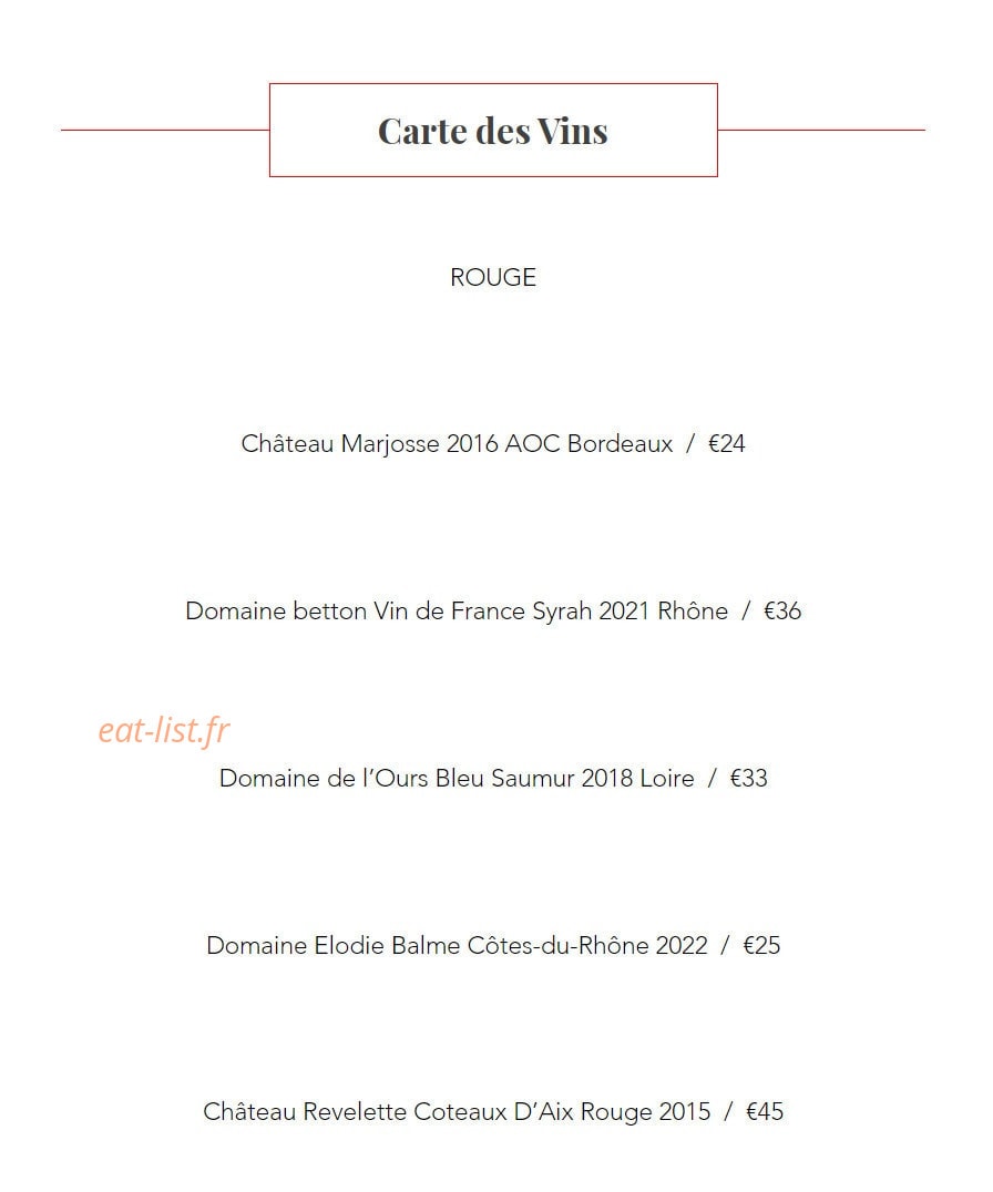 Le Delicatessen — carte page 3