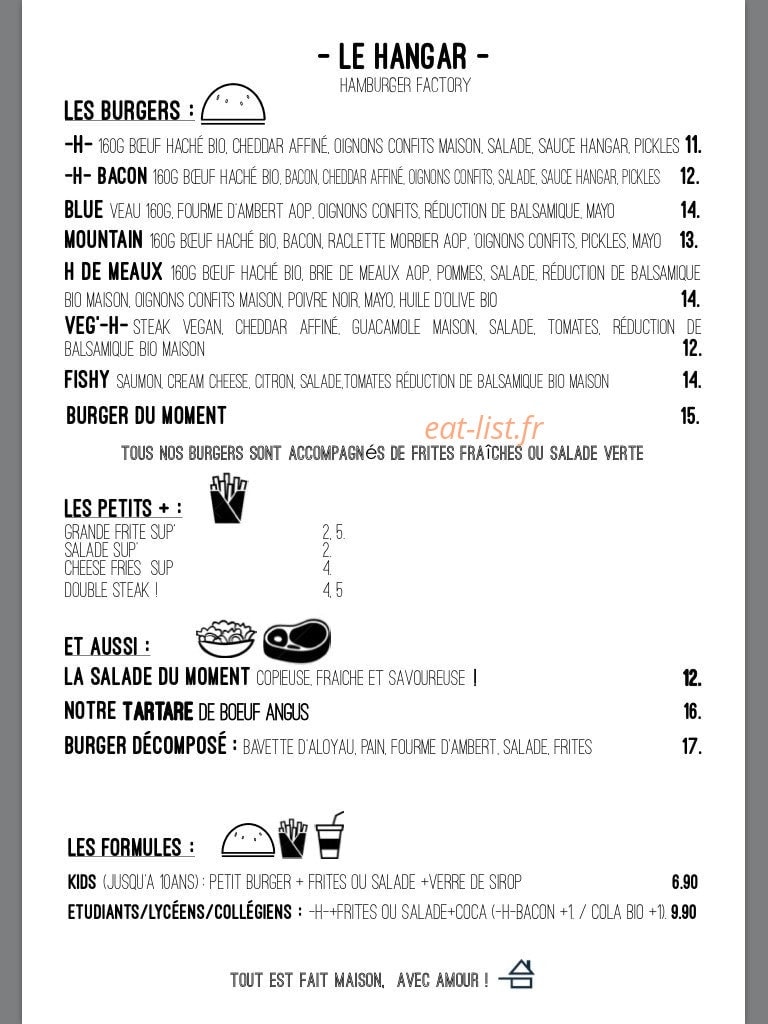 Le Hangar — carte page 1