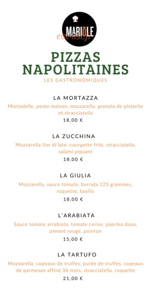 Le Mariole — carte page 3