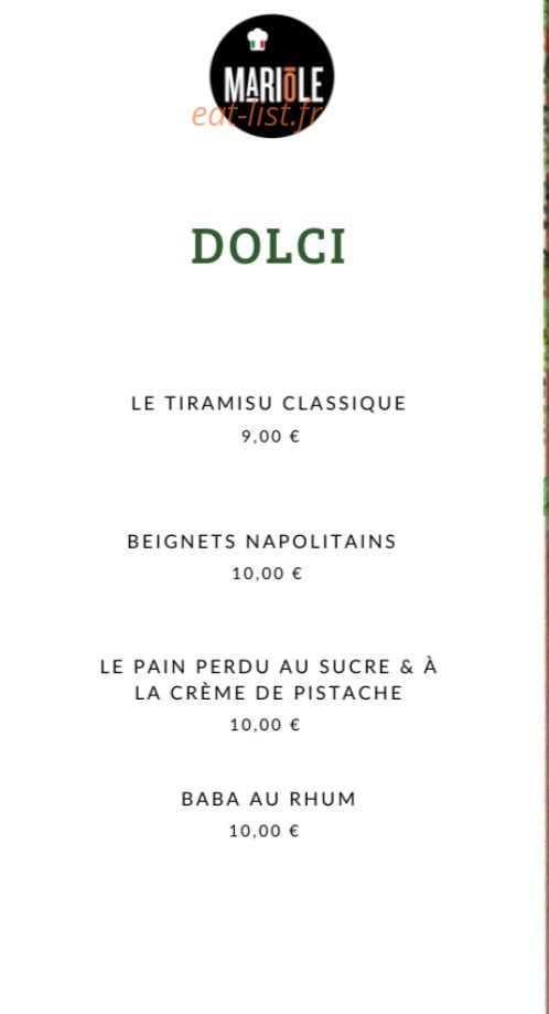 Le Mariole — carte page 8